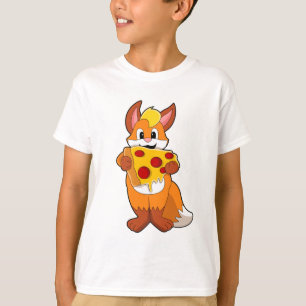 Fox with Pizza T-Shirt