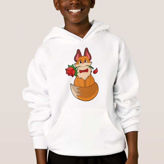 Fox with Rose Flower (Front)
