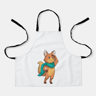 Fox with Scarf Apron