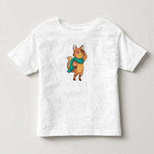Fox with Scarf Toddler T-shirt