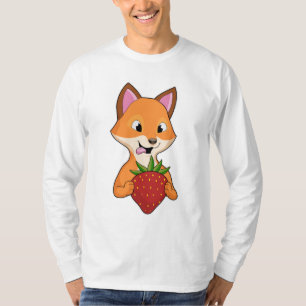 Fox with Strawberry T-Shirt