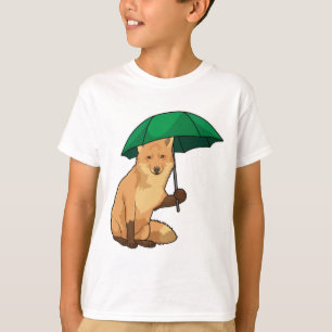 Fox with Umbrella T-Shirt
