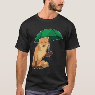 Fox with Umbrella T-Shirt