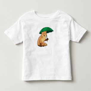 Fox with Umbrella Toddler T-shirt
