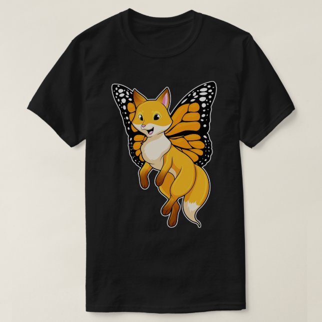 Fox with Wing T-Shirt (Design Front)