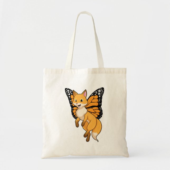 Fox with Wing Tote Bag (Front)