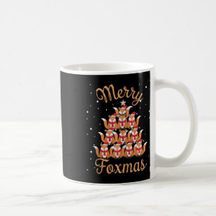 Fox Xmas Tree Foxes Christmas Tree Tank Top Coffee Mug