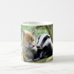 Foxcub & Badger Cute! Coffee Mug