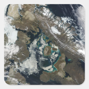 Foxe Basin, Northern Canada Square Sticker
