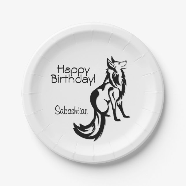 Foxed Paper Plate (Front)