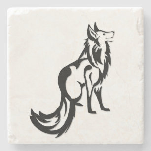 Foxed Stone Coaster