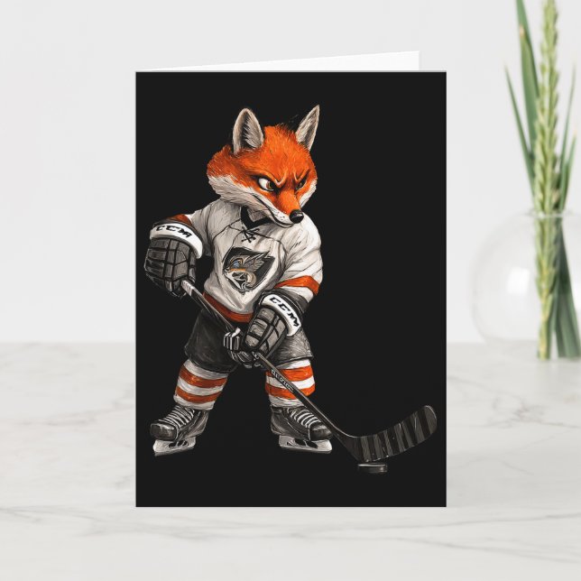 Foxes Ice Hockey  Card (Front)
