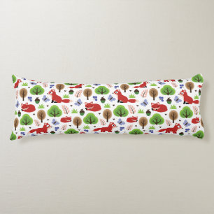 Foxes in the Oak Forest Body Pillow