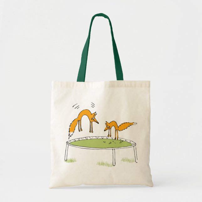 Foxes on Trampoline Bag (Front)