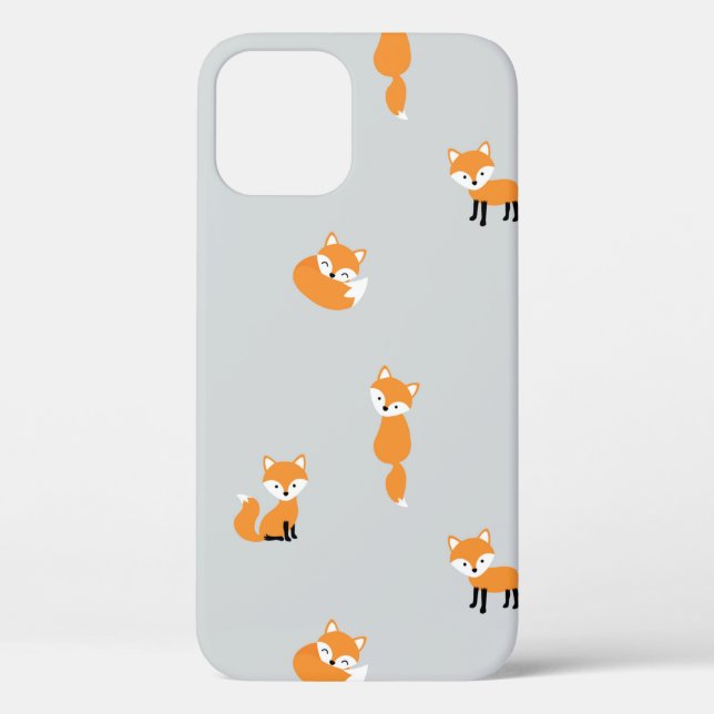 Foxes seamless pattern Case-Mate iPhone case (Back)