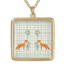 Foxes & topiaries charm 
