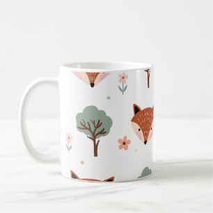 Foxes & Trees: Childish Coffee Mug