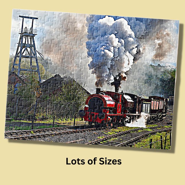 Foxfield Colliery Steam Engine Train  Jigsaw Puzzle (Creator Uploaded)