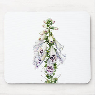 Foxglove flower mouse pad
