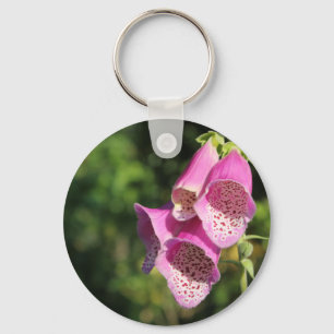 Foxglove Flowers. Keychain