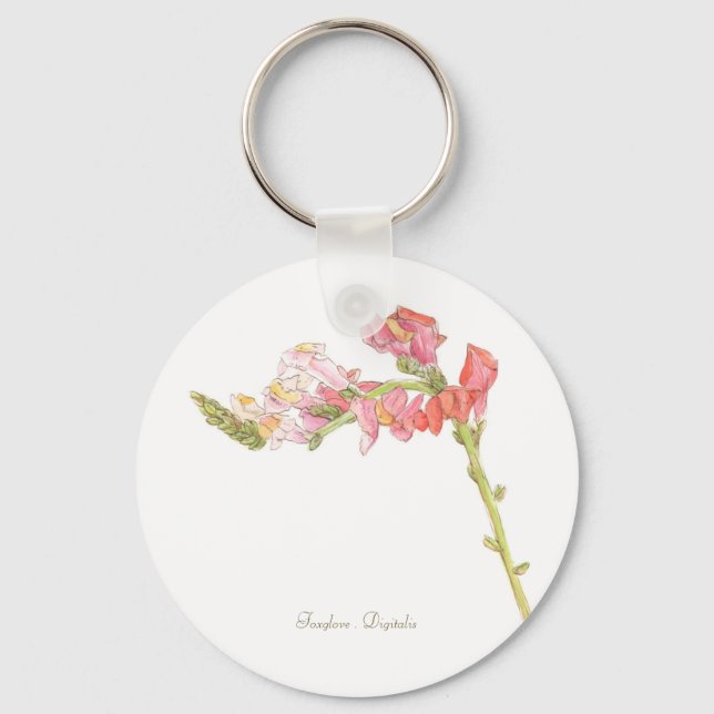 Foxglove  keychain (Front)