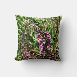 Foxglove Love....... Throw Pillow