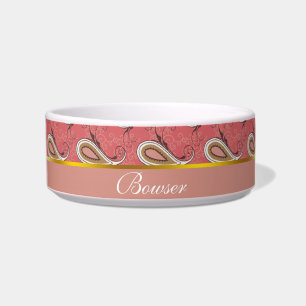 Foxglove Petal Paisley Pattern Bowl