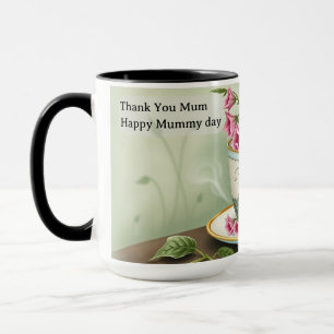 Foxglove Teacup Celtic Family Knot Mug