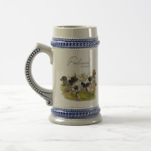 Foxhound beer stein