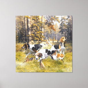 Foxhound  canvas print