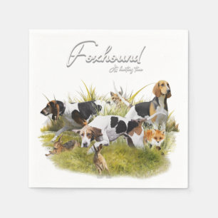 Foxhound napkin