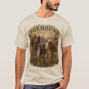 Foxhound Portrait – Noble Hunting Dog T-Shirt