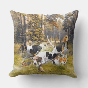 Foxhound  throw pillow