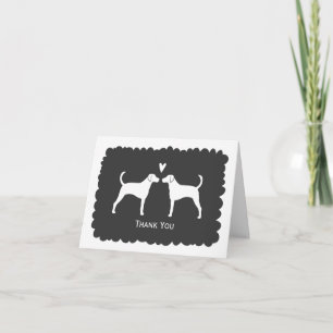 Foxhounds Wedding Thank You Card