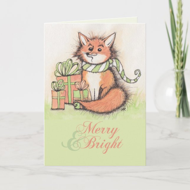 Foxie Holiday Card (Front)