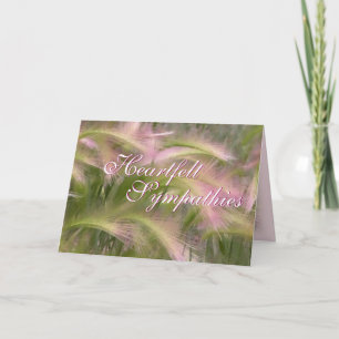 Foxtail Fantasy Sympathy- customize any occasion Card