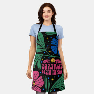 Foxtrot Delta Tango Flower Boho Apron