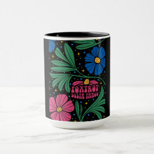 Foxtrot Delta Tango Flower Boho Mug
