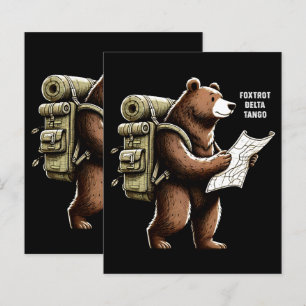 Foxtrot Delta Tango Funny Bear