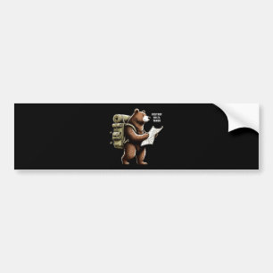 Foxtrot Delta Tango Funny Bear Bumper Sticker