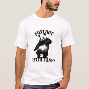  Foxtrot Delta Tango Panda t-shirt