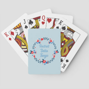 Foxtrot Delta Tango Playing Cards