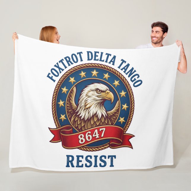 Foxtrot Delta Tango Resist Fleece Blanket (In Situ)