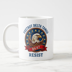 Foxtrot Delta Tango Resist Large Coffee Mug