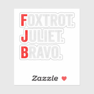 Foxtrot Juliet Bravo Pro America Patriotic Gift