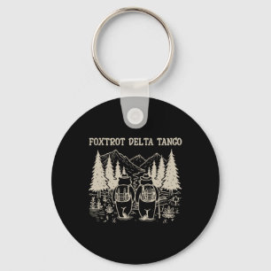 Foxtrots Deltas Tangos Funny Resist Bear  Keychain
