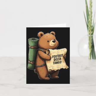 Foxtrots Deltas Tangos National Parks Resist Bear  Card