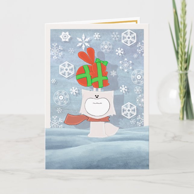 Foxy and Cottontail Wrapped Card (Front)