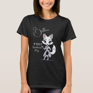 Foxy Bachelorette Party Bride To Be Fox Black T-Shirt
