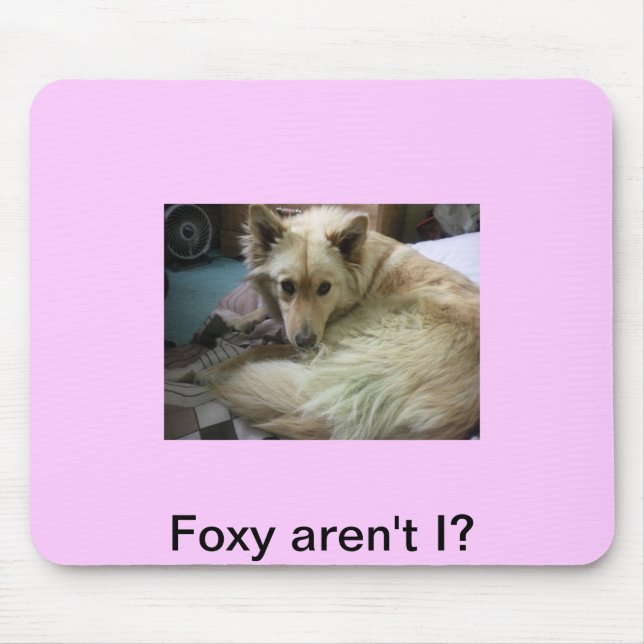 Foxy Cheeko Mouse Pad (Front)